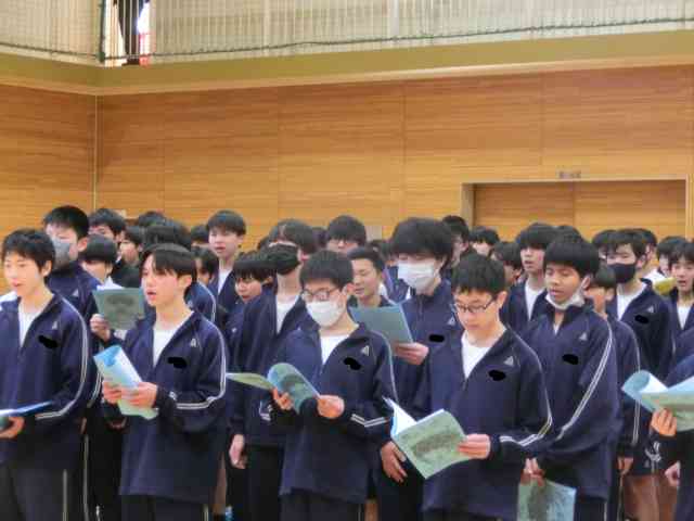 ２年合唱練習１