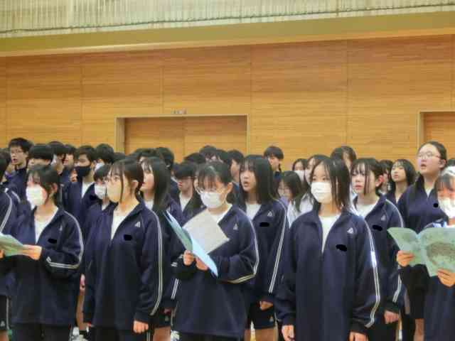 ２年合唱練習２