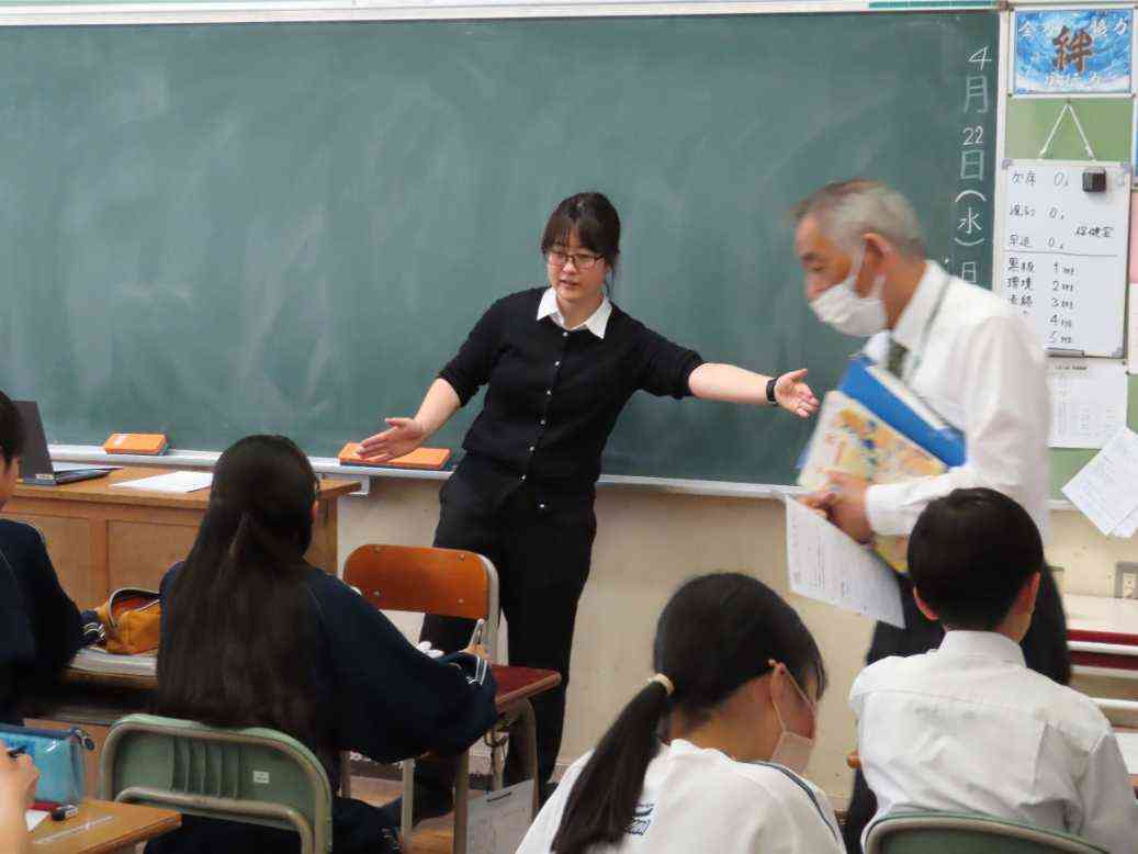 数学の授業の様子